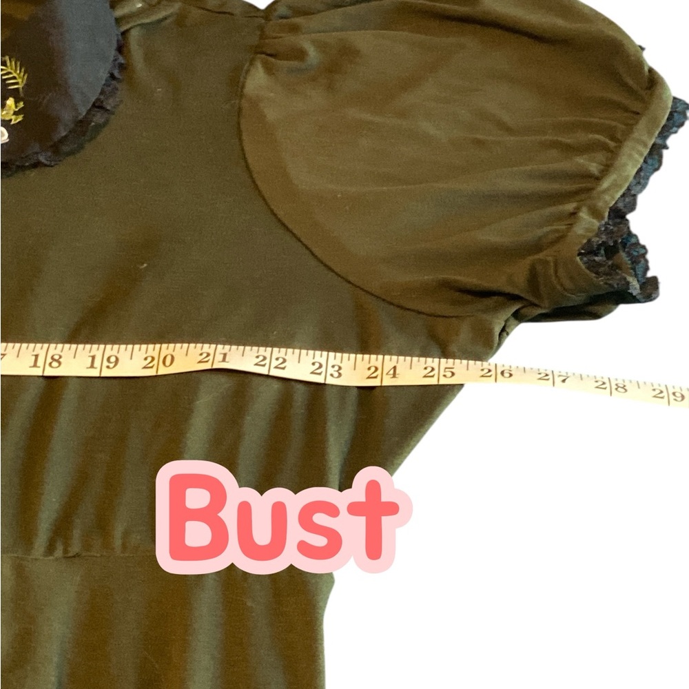 Hot Topic Dark Olive Women's dress - Picture 8 of 8